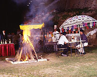 Bonfire Sitting Area